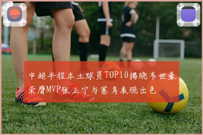 中超半程本土球员TOP10揭晓韦世豪荣膺MVP张玉宁与塞鸟表现出色